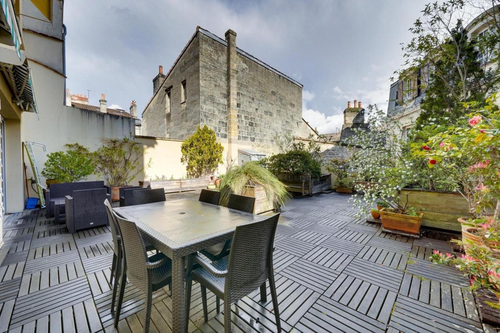Lovely Apartment With Exceptional Terrace Bordeaux Eksteriør bilde