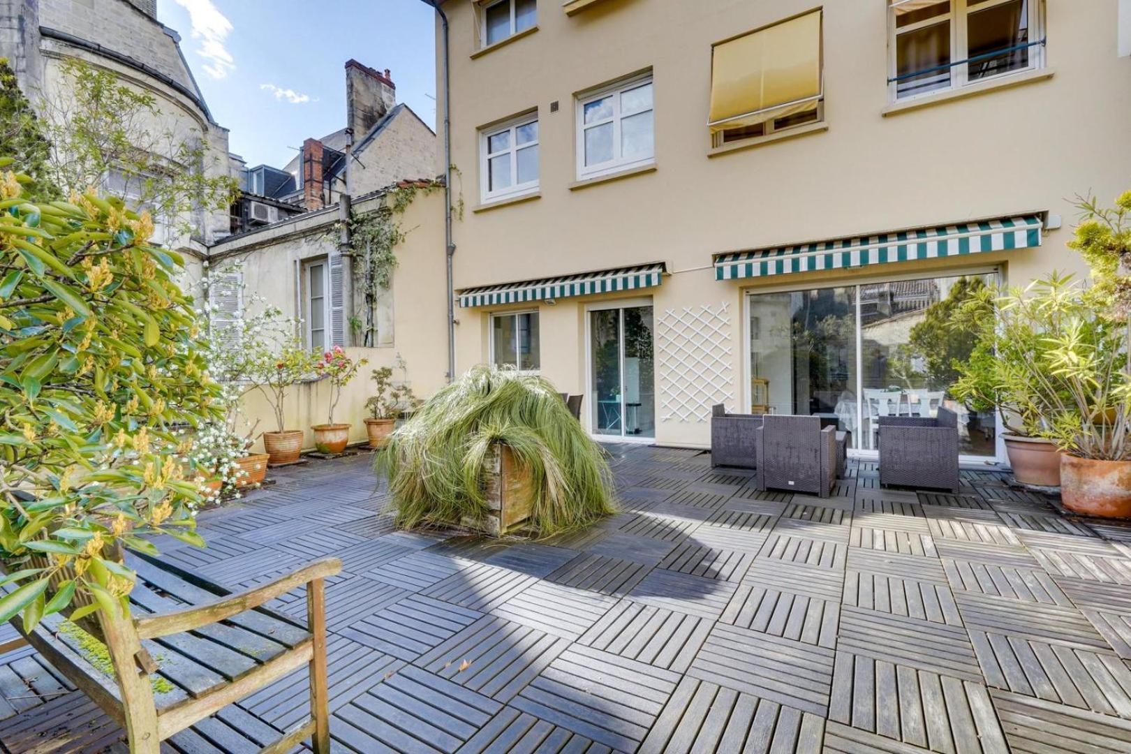 Lovely Apartment With Exceptional Terrace Bordeaux Eksteriør bilde