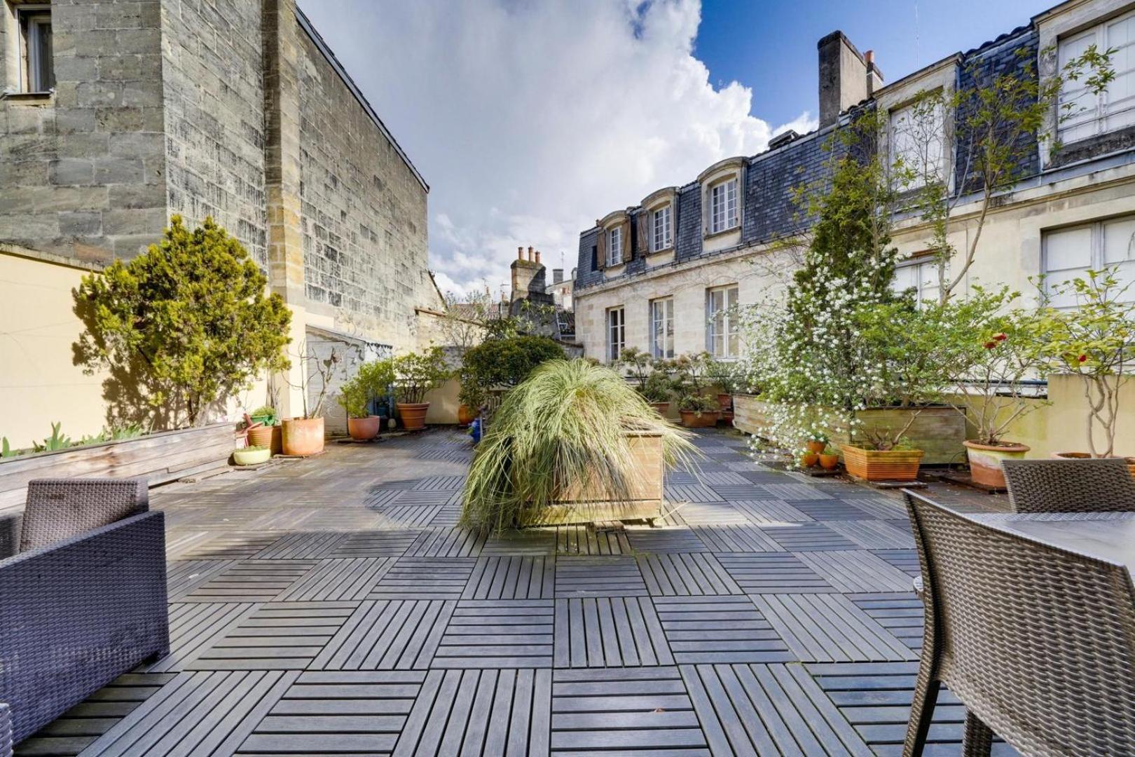 Lovely Apartment With Exceptional Terrace Bordeaux Eksteriør bilde